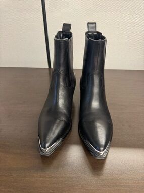 Marc Fisher Bryce Leather Western Bootie